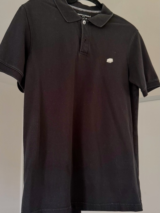 Banana Republic Other - Banana Republic Black Polo with Small Embroidered Elephant